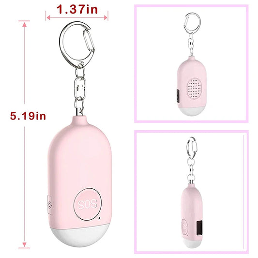 Personal Alarm Rechargeable Waterproof Emergency Self Defense