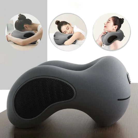 Multifunction U-Shaped Sponge Core Neck Pillow Slow Rebound Soft